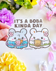 Vinyl Sticker - Lil' Sakura Boba Series (Set of 5) - SumLilThings