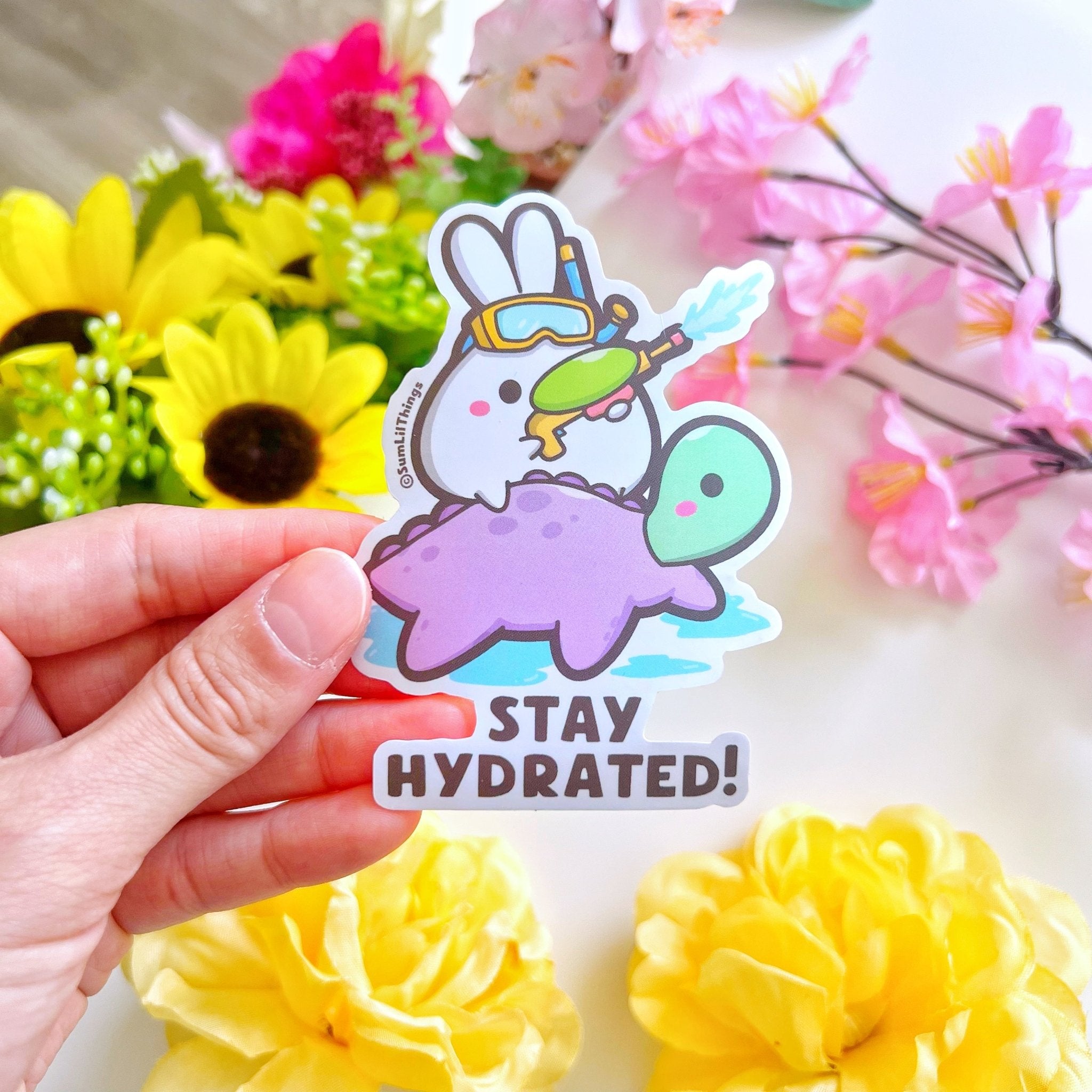 Vinyl Sticker - Lochness "Stay Hydrated" - SumLilThings