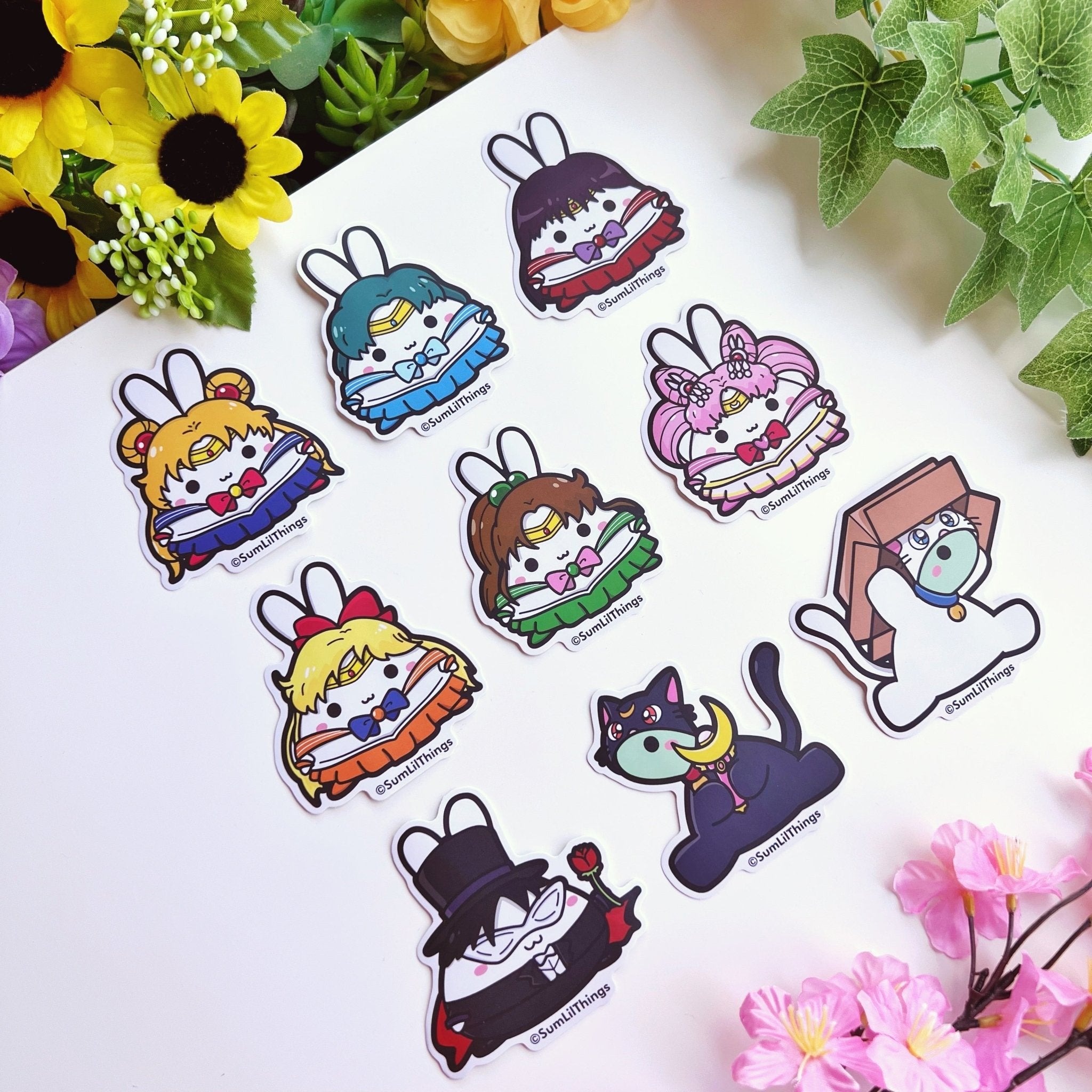 Vinyl Sticker - Moon Power Series (Set of 9) - SumLilThings