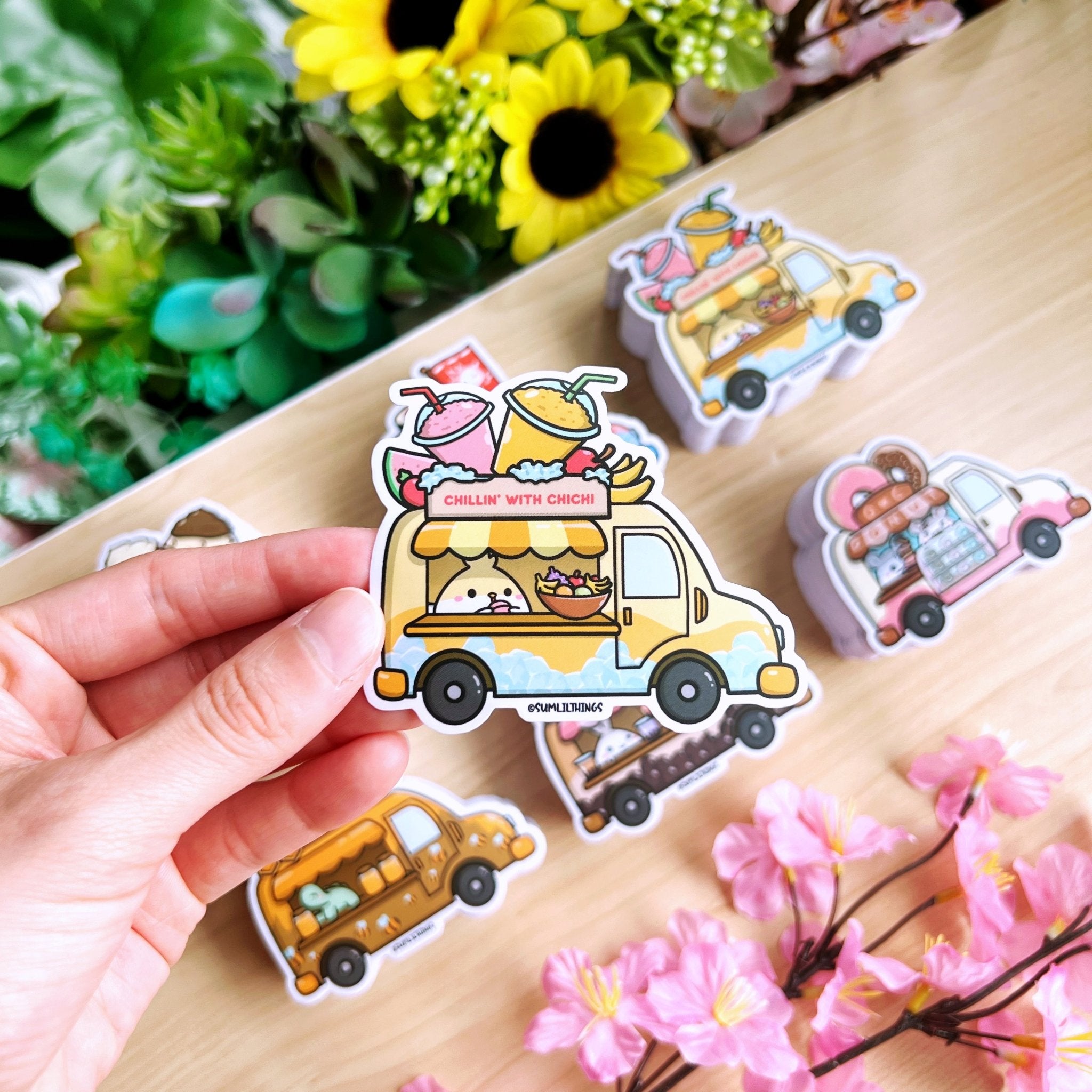 Vinyl Sticker - Smoothie Food Truck - SumLilThings