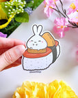 Vinyl Sticker - Spam Musubi with Croquette - SumLilThings