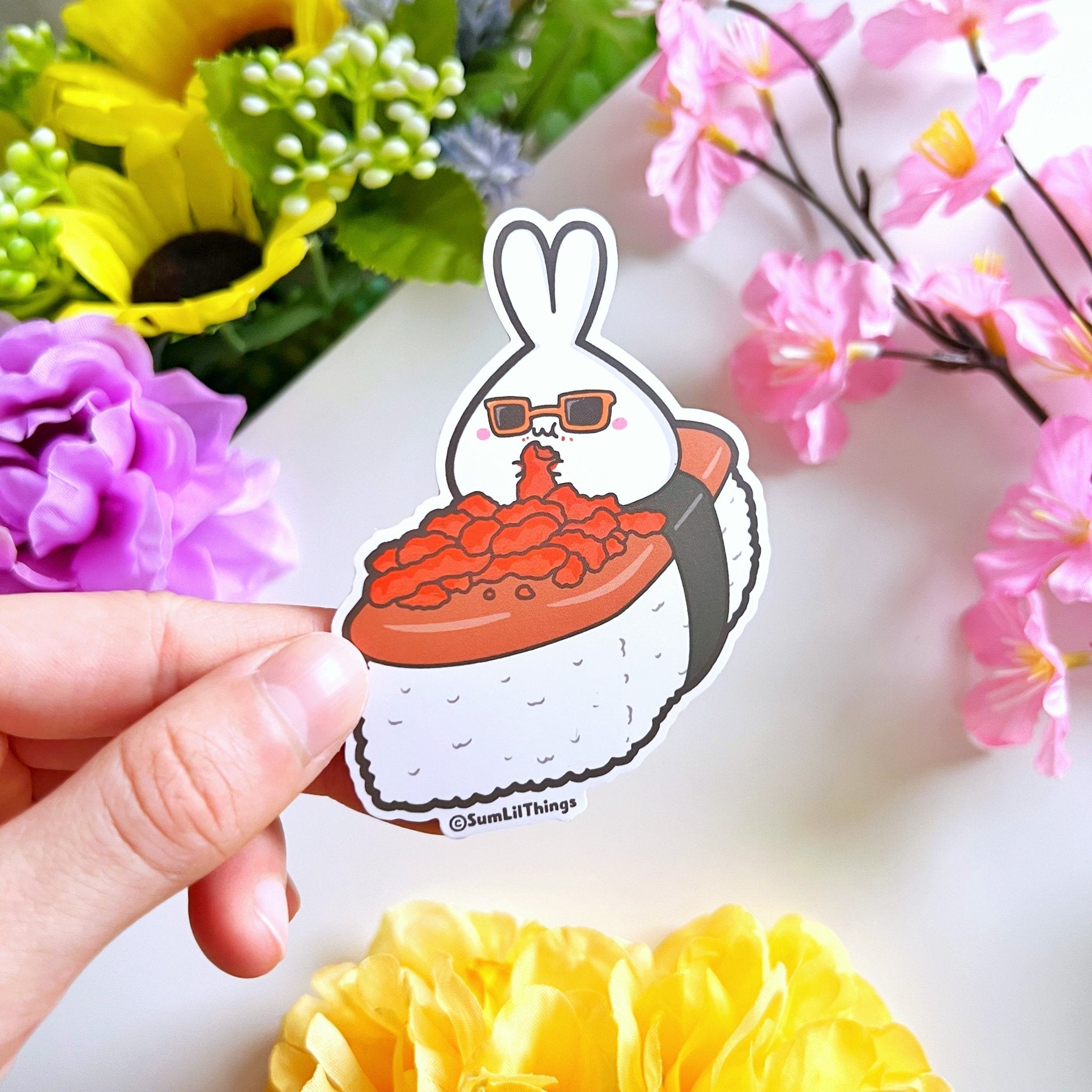 Vinyl Sticker - Spam Musubi with Hot Cheetos - SumLilThings