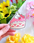 Vinyl Sticker - Strawberry Shortcake (Transparent) - SumLilThings