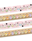 Washi Tape - Bakery Friends - Holo Gold Foil (Set of 2) - SumLilThings