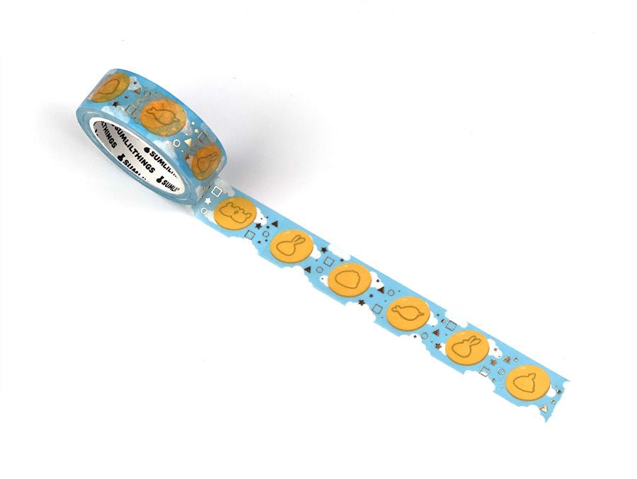 Washi Tape - Dalgona - Gold Foil - 15mm - SumLilThings