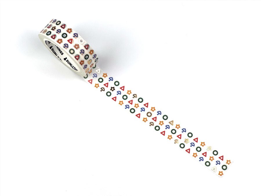 Washi Tape - Lil Children's Game - Gold Foil - (Set of 4) - SumLilThings