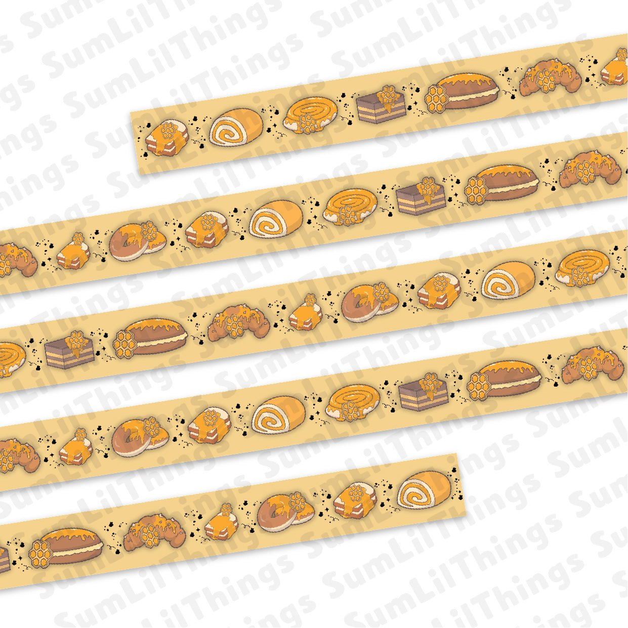 Washi Tape - Lil' Honey Pastries Collection - SumLilThings