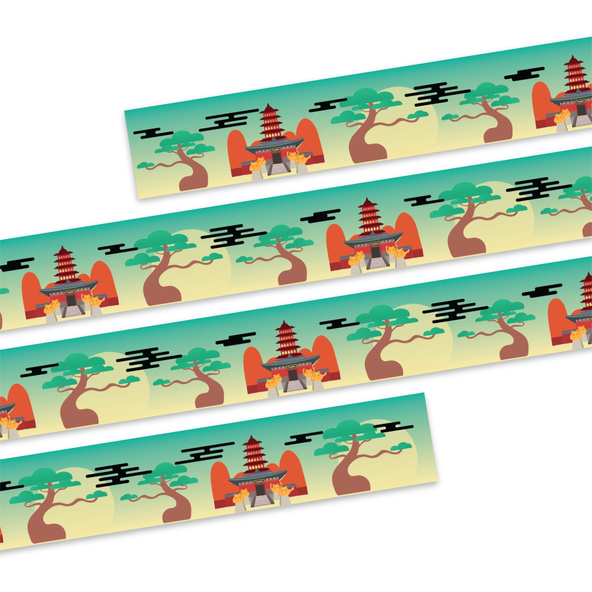 Washi Tape - Lil' Panda Dojo Collection - SumLilThings