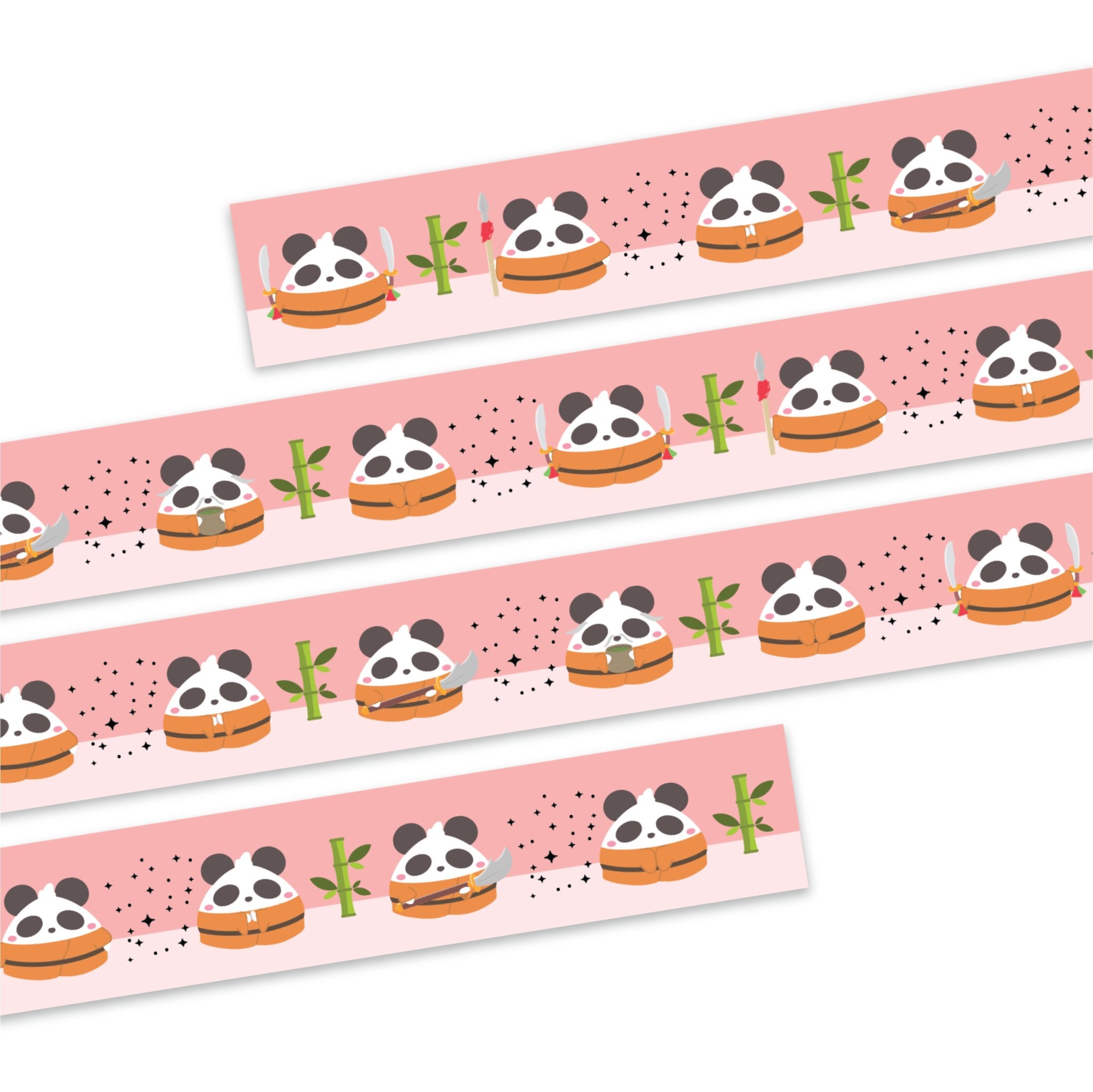 Washi Tape - Lil' Panda Dojo Collection - SumLilThings