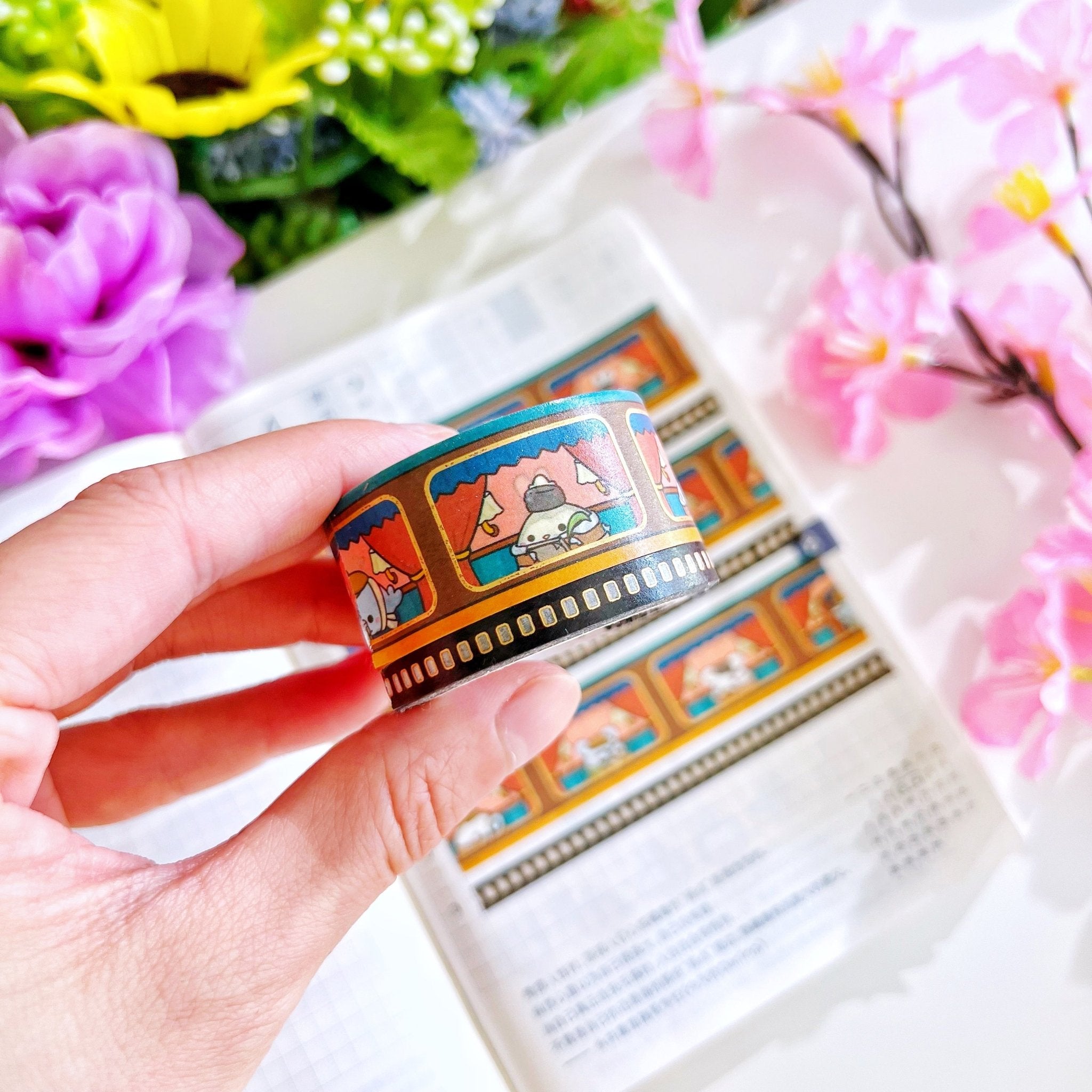 Washi Tape - Misfit Express - Holo Gold Foil (Set of 2) - SumLilThings