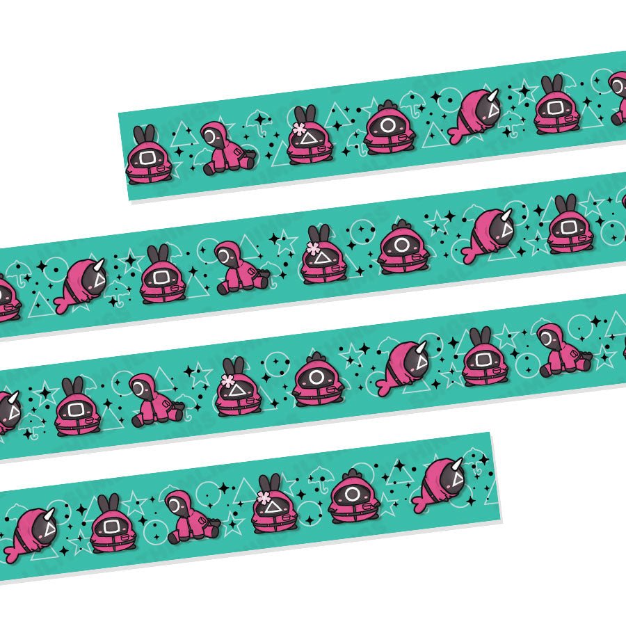 Washi Tape - Pink Soldier - Gold Foil - 15mm - SumLilThings