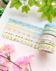 Washi Tape - Scrub Bubbles - Holo Silver (Set of 5) - SumLilThings
