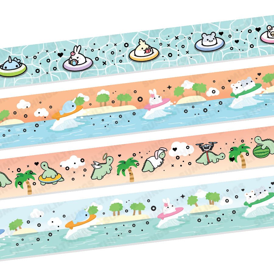 Washi Tape - SumNohThings - Gold Foil (Set of 4) - SumLilThings