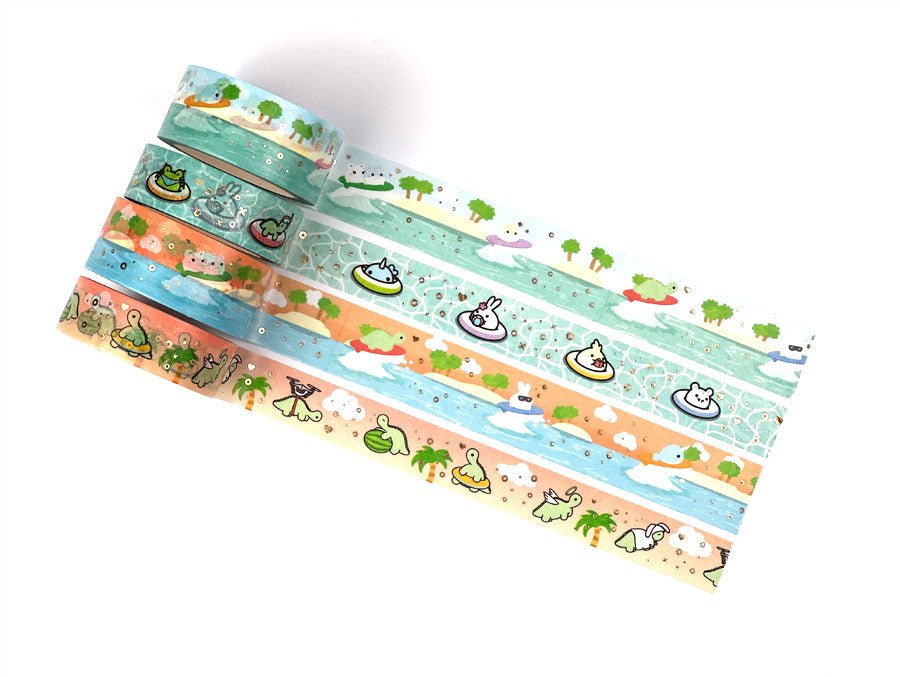 Washi Tape - SumNohThings - Gold Foil (Set of 4) - SumLilThings