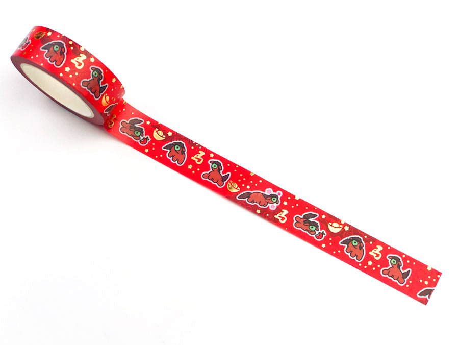 Washi Tape - Year of the Horse (15mm) - Gold Foil - SumLilThings