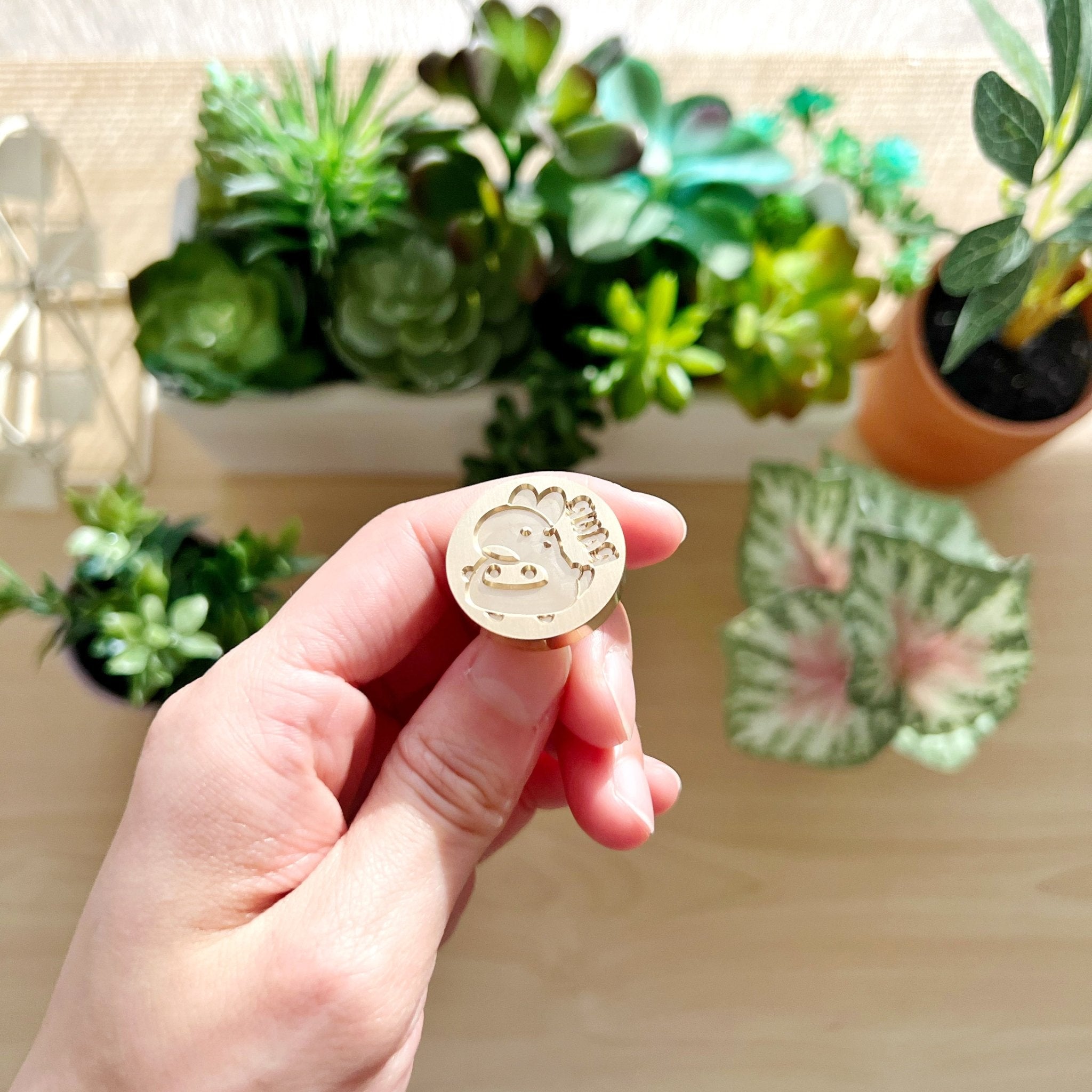 Wax Seal - Dinoh Rawr Stamp (25mm) - SumLilThings
