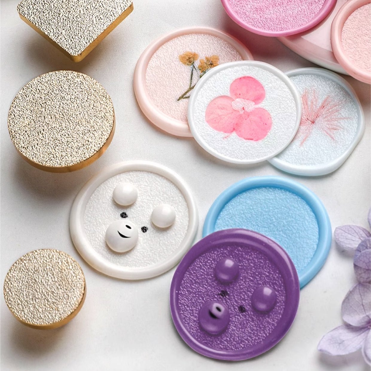 Wax Seal - Frosted Blank Stamp (3 Sizes) - SumLilThings