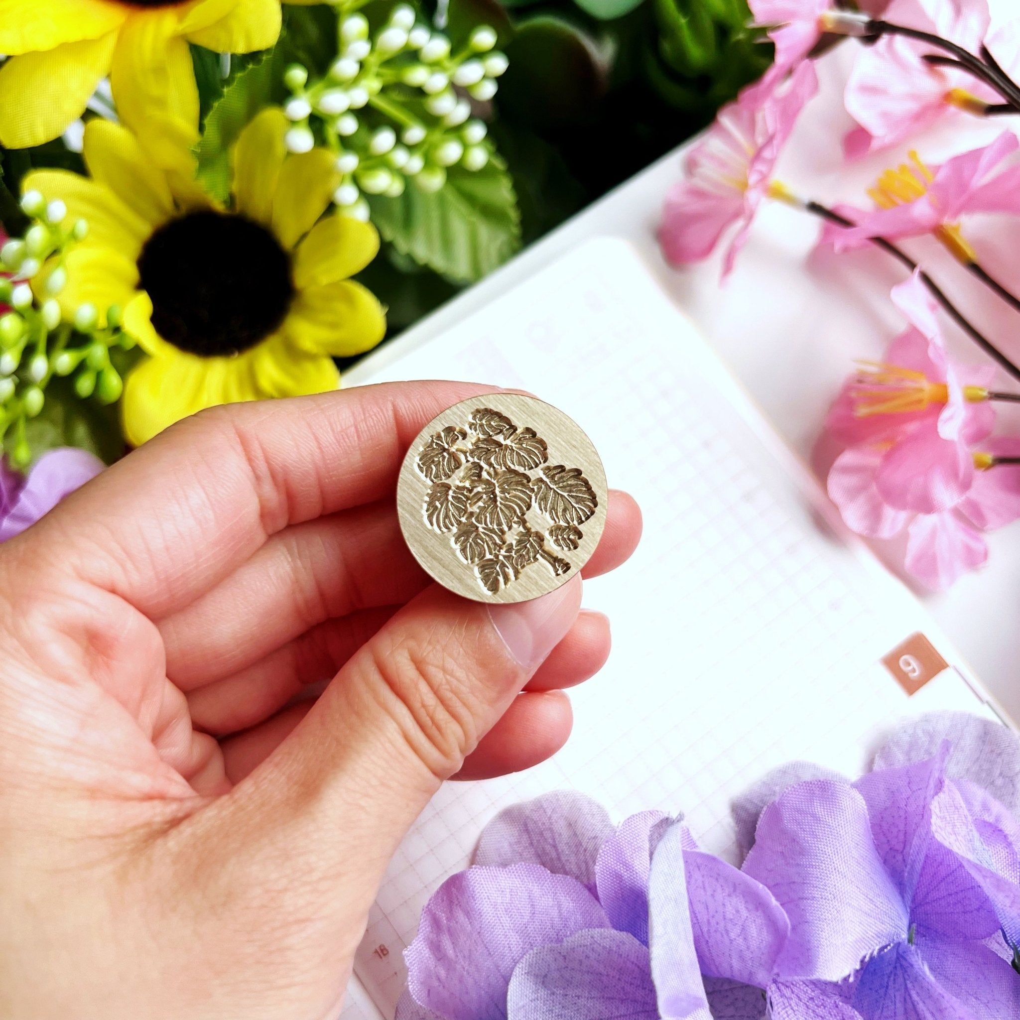 Wax Seal - Monstera Stamp (25mm) - SumLilThings