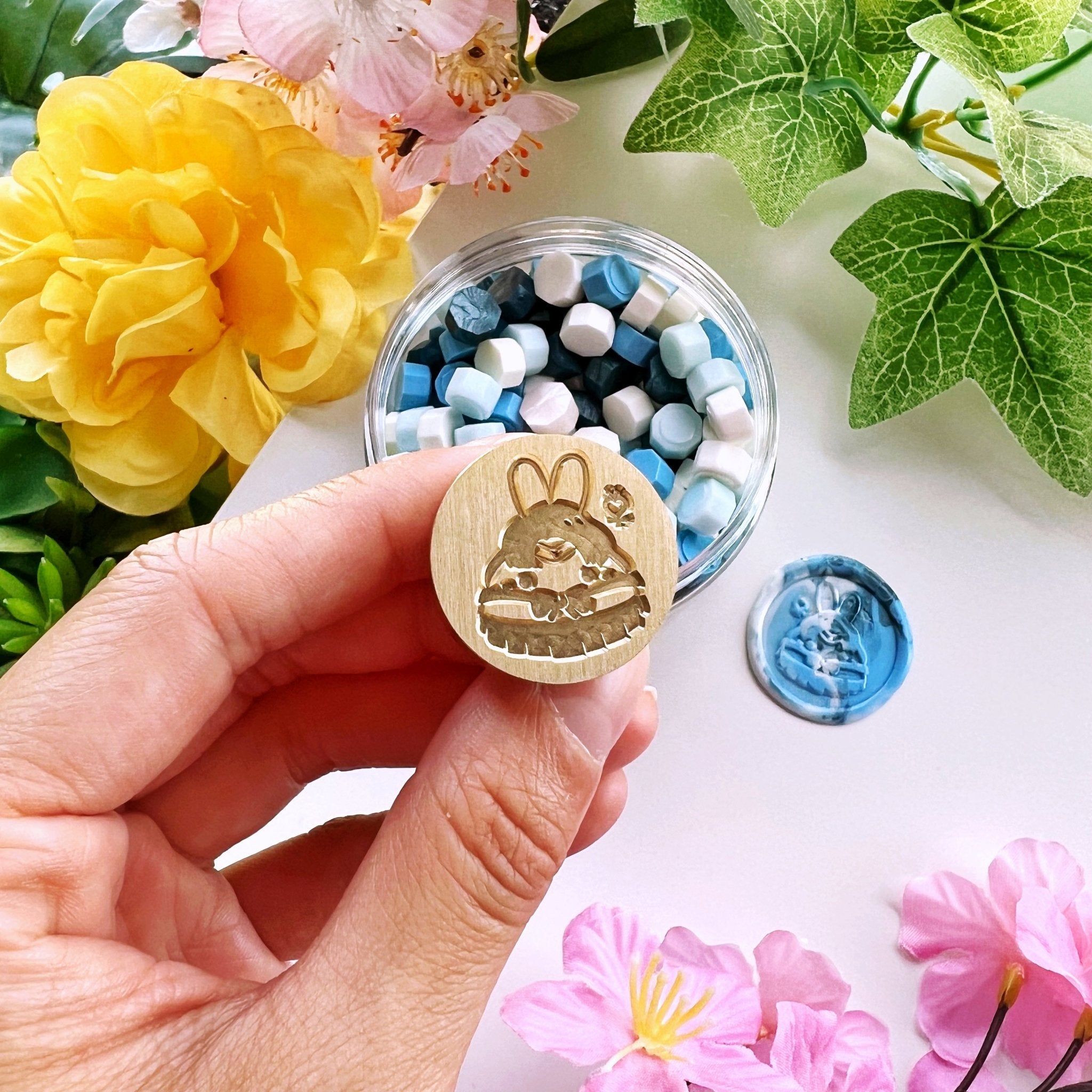 Wax Seal - Sailor Lil Mercury (Stamp & Beads Set) - SumLilThings