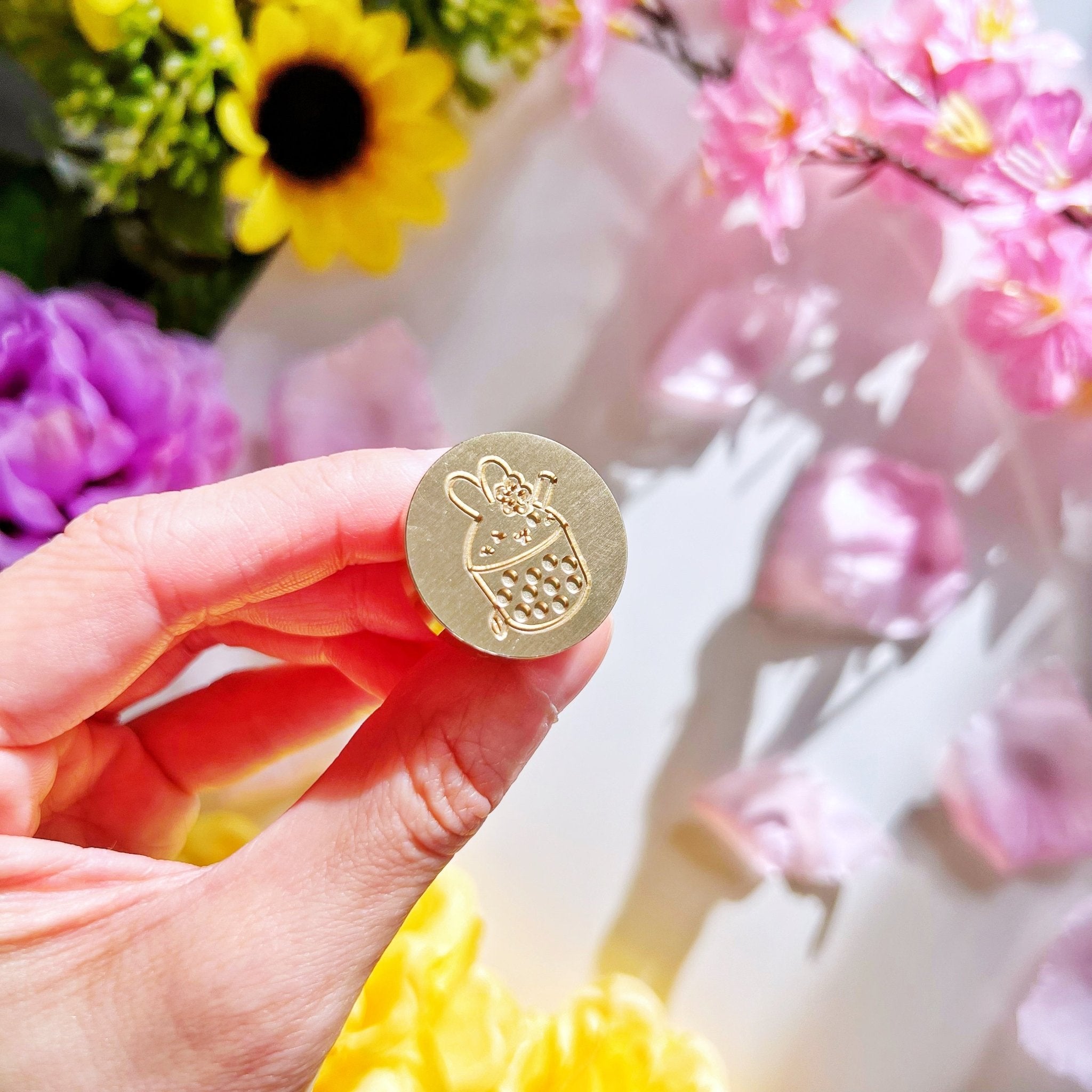 Wax Seal - Sakura Boba Stamp (25mm) - SumLilThings