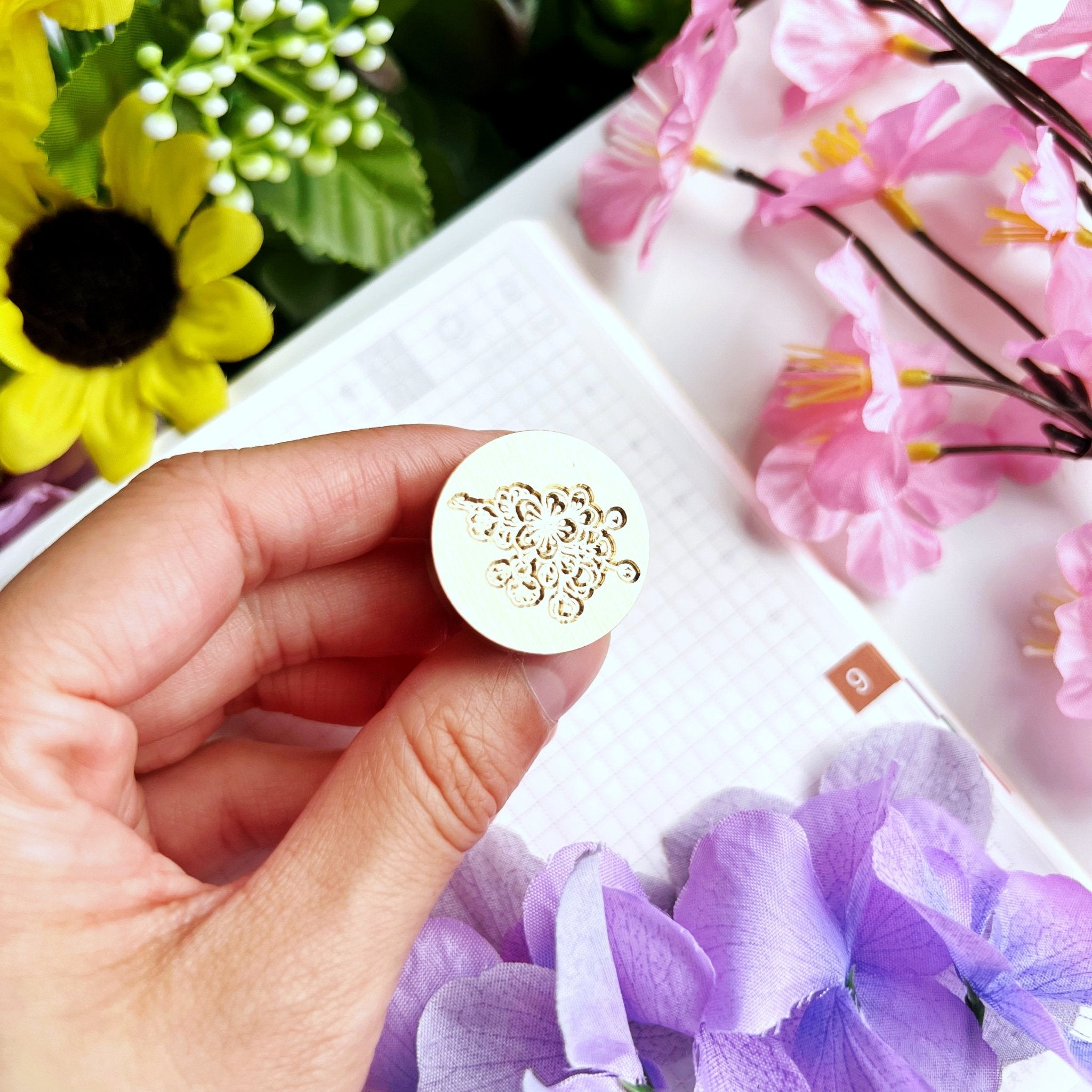 Wax Seal - Sakura Branch (25mm) - SumLilThings