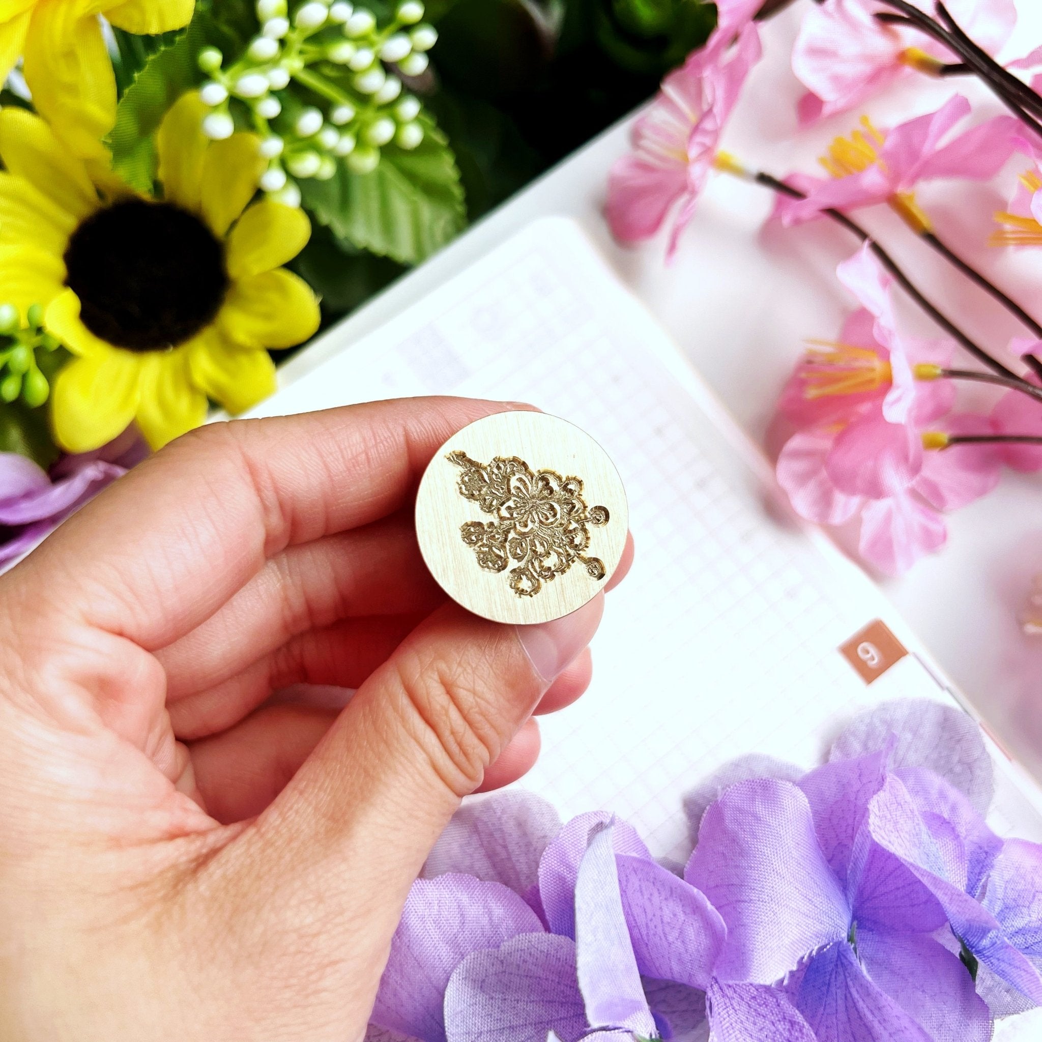 Wax Seal - Sakura Branch (25mm) - SumLilThings