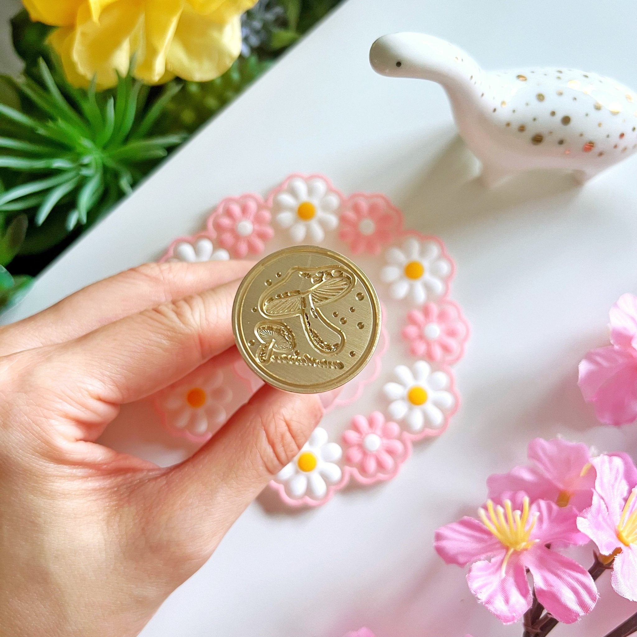 Wax Seal - Vintage Mushroom No. 1 (30mm) - SumLilThings