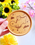 Wooden Coaster - Cupid Nohnoh - SumLilThings