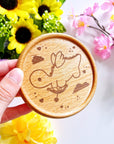 Wooden Coaster - Cupid Nohnoh - SumLilThings