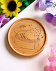 Wooden Coaster - Dimsum Steaming Lil - SumLilThings
