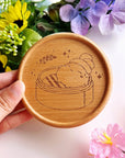 Wooden Coaster - Dimsum Steaming Lil - SumLilThings