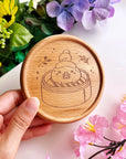 Wooden Coaster - Dimsum Steaming Mimi - SumLilThings