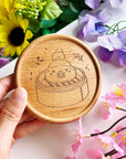 Wooden Coaster - Dimsum Steaming Mimi - SumLilThings