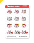 Year of the Pig Stickers - Mini Sheet - SumLilThings