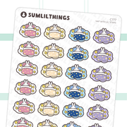 Lil' Nap with Stars Stickers