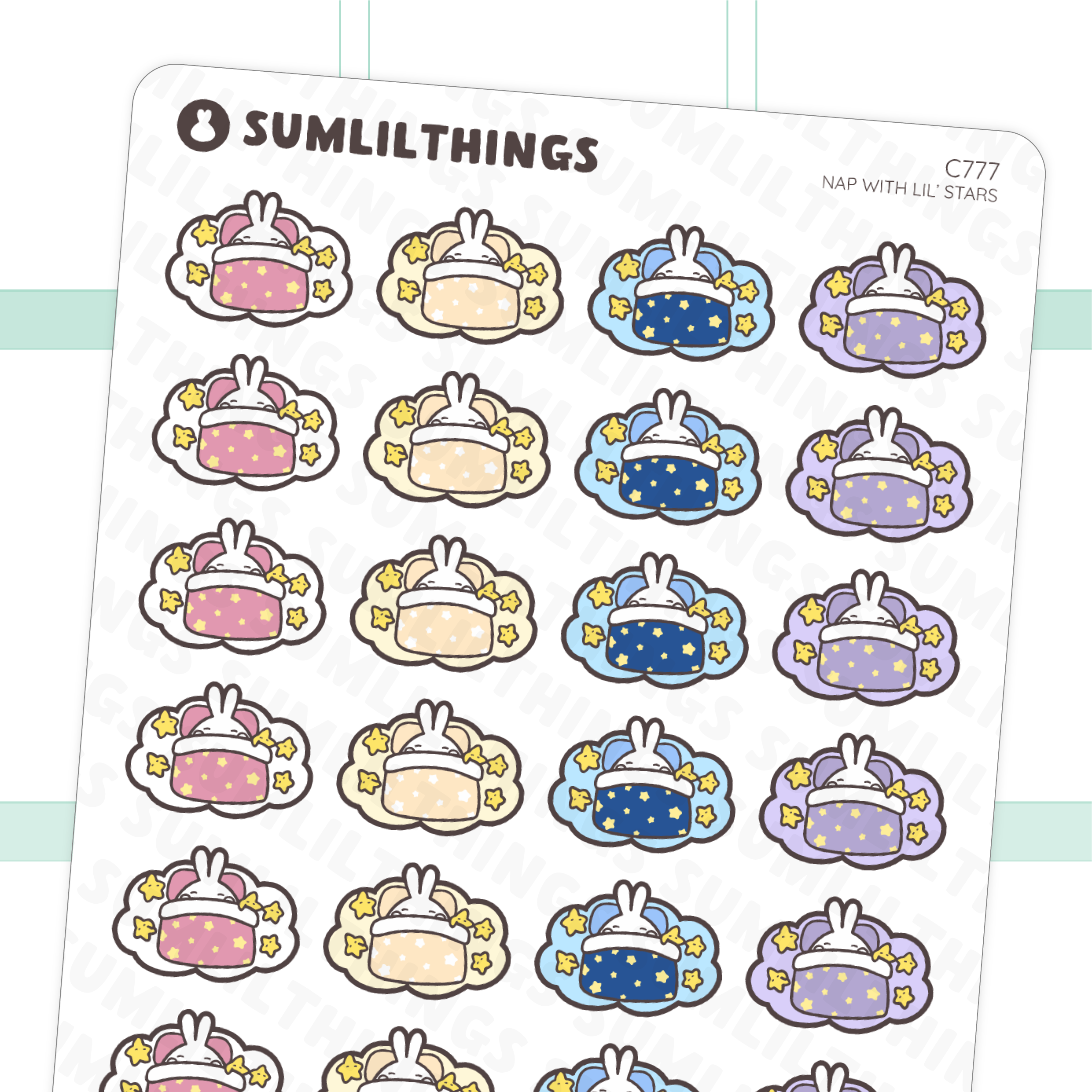 Lil' Nap with Stars Stickers