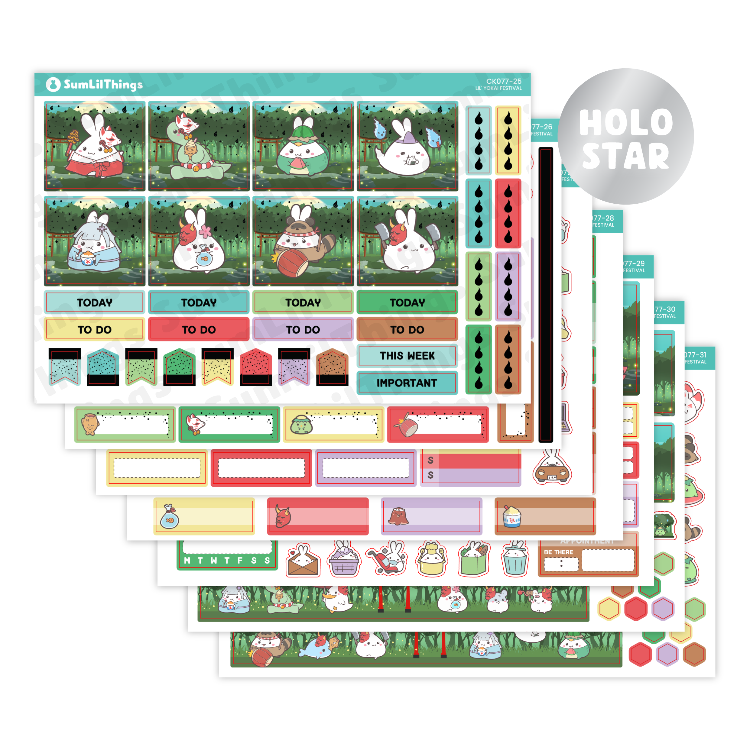 SLT Hobonichi COUSIN Sticker Subscription (Bi-Monthly Plan)