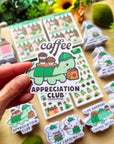 Vinyl Sticker - Coffee Appreciation Club