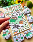 Vinyl Sticker - Coffee Appreciation Club