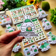 Vinyl Sticker - Emotional Support Coffee