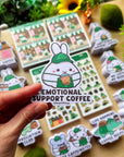 Vinyl Sticker - Emotional Support Coffee