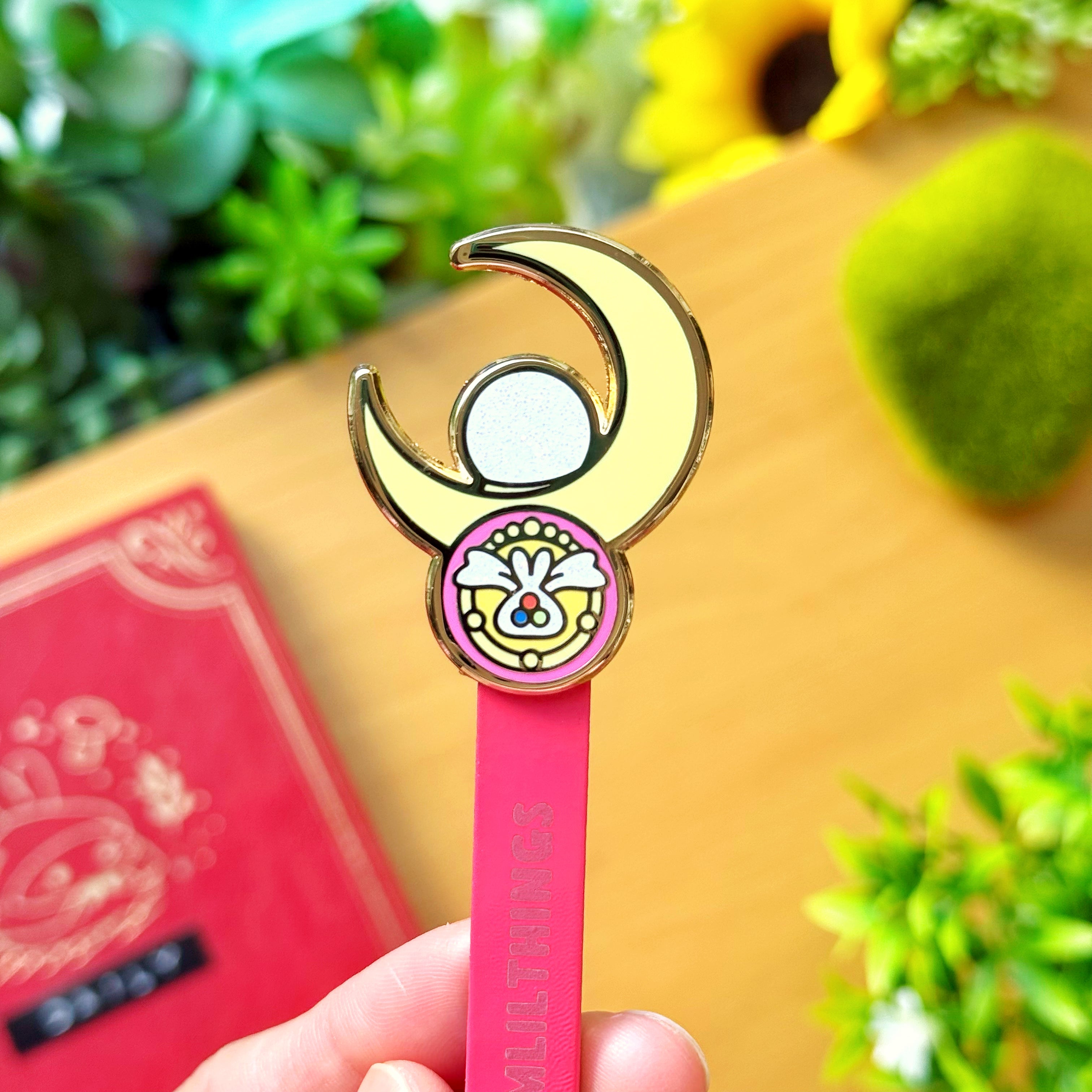 Enamel Tweezer - Magical Moon Stick (Straight Point)