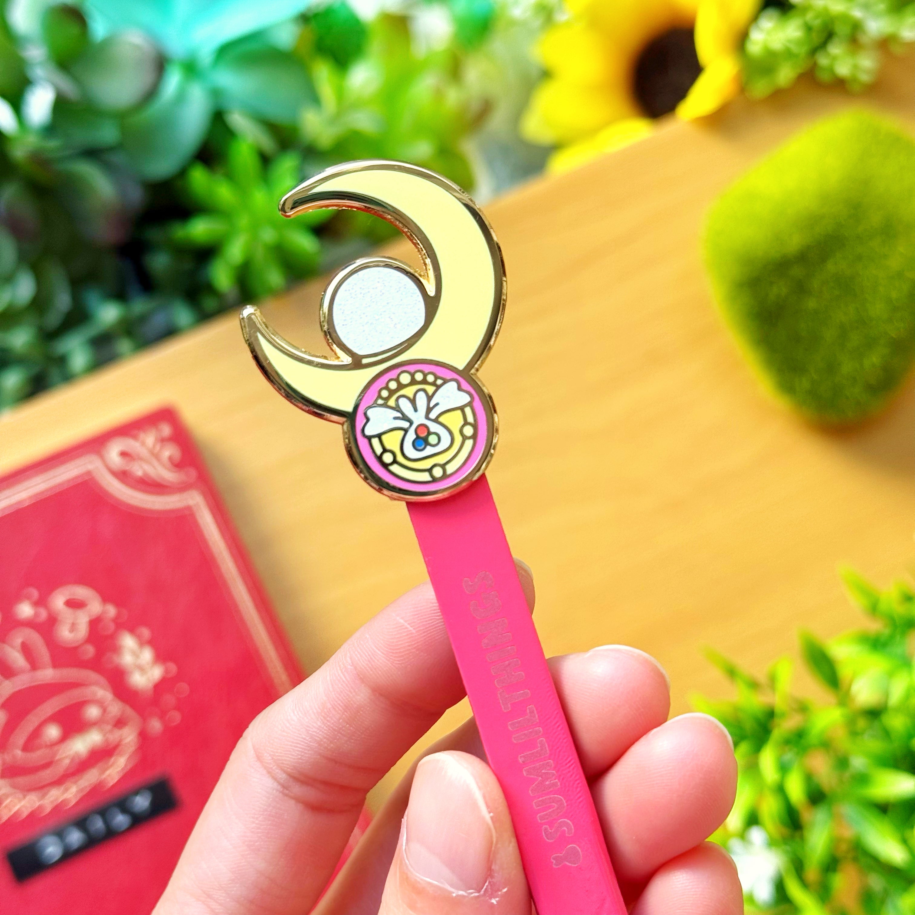 Enamel Tweezer - Magical Moon Stick (Straight Point)