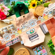Washi Tape - Lil' Coffee Misfits - Diecut