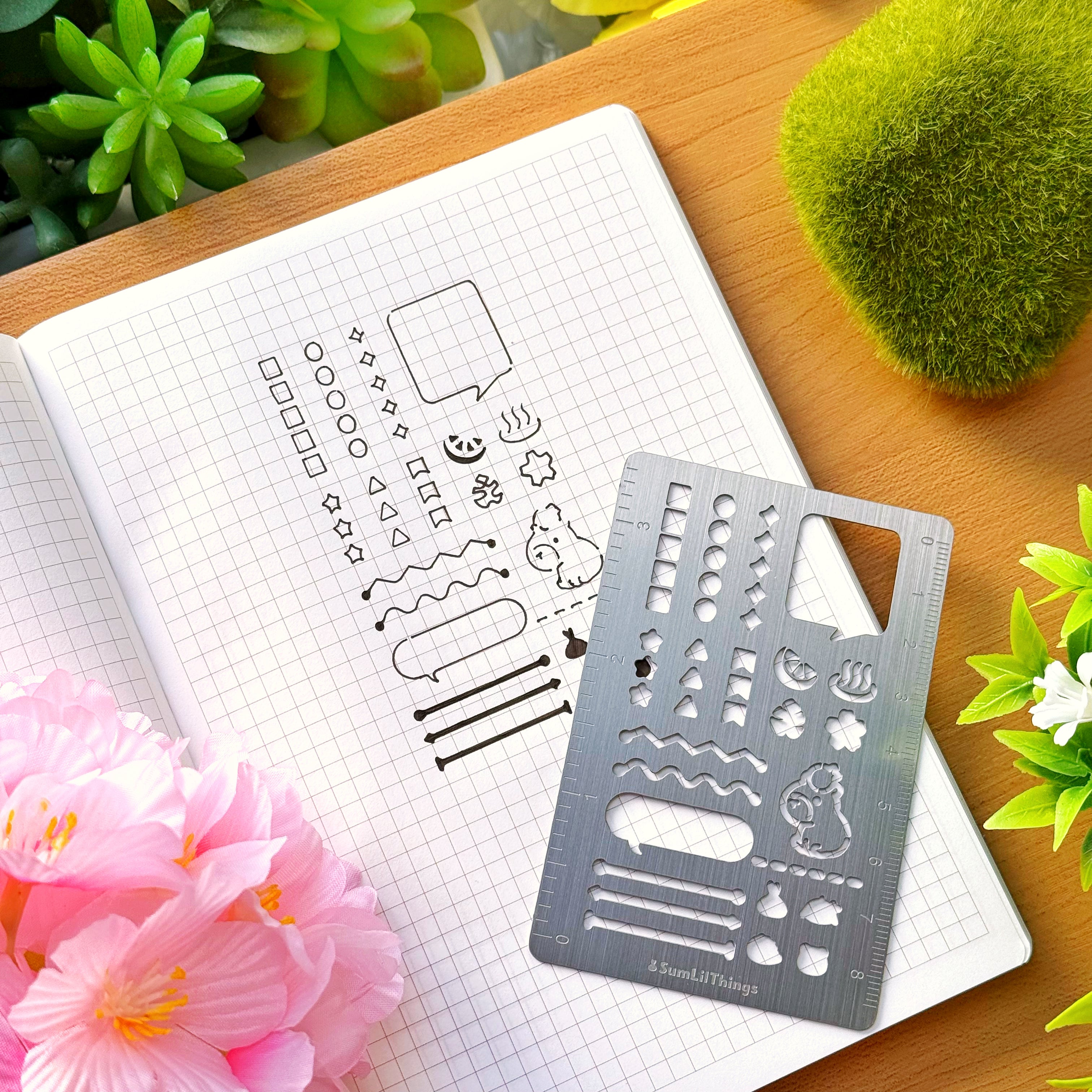 Metal Stencil - Capybara for Journaling