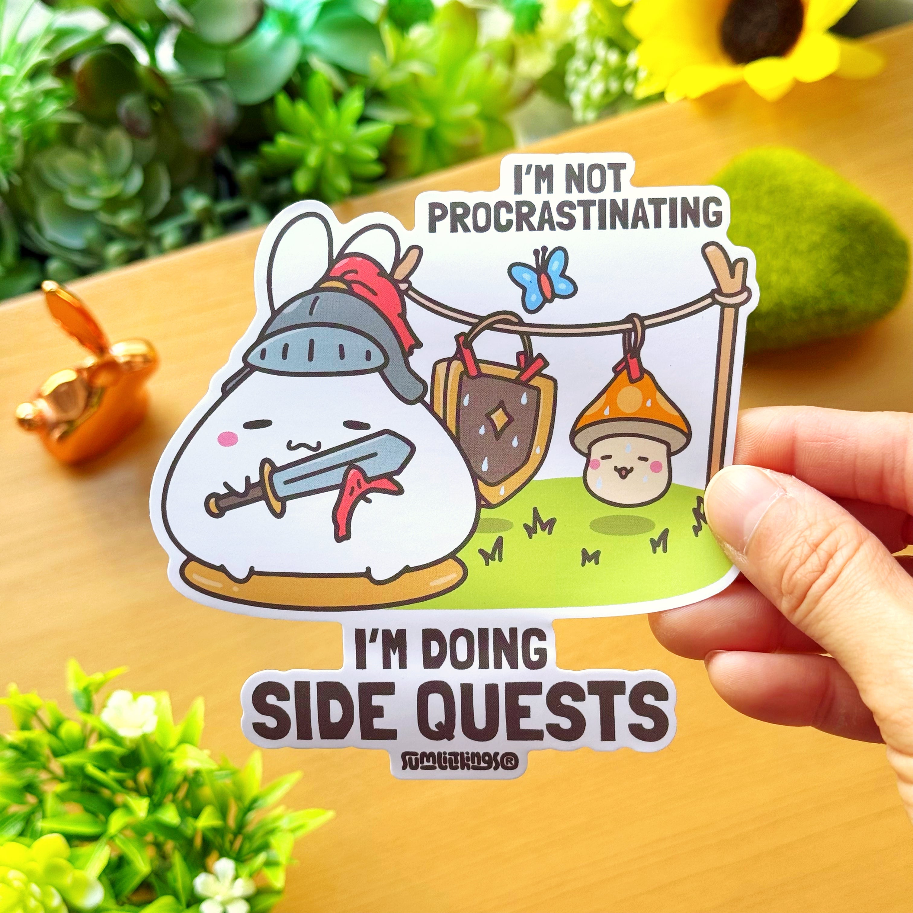 Vinyl Sticker - Side Quest (Upgraded)