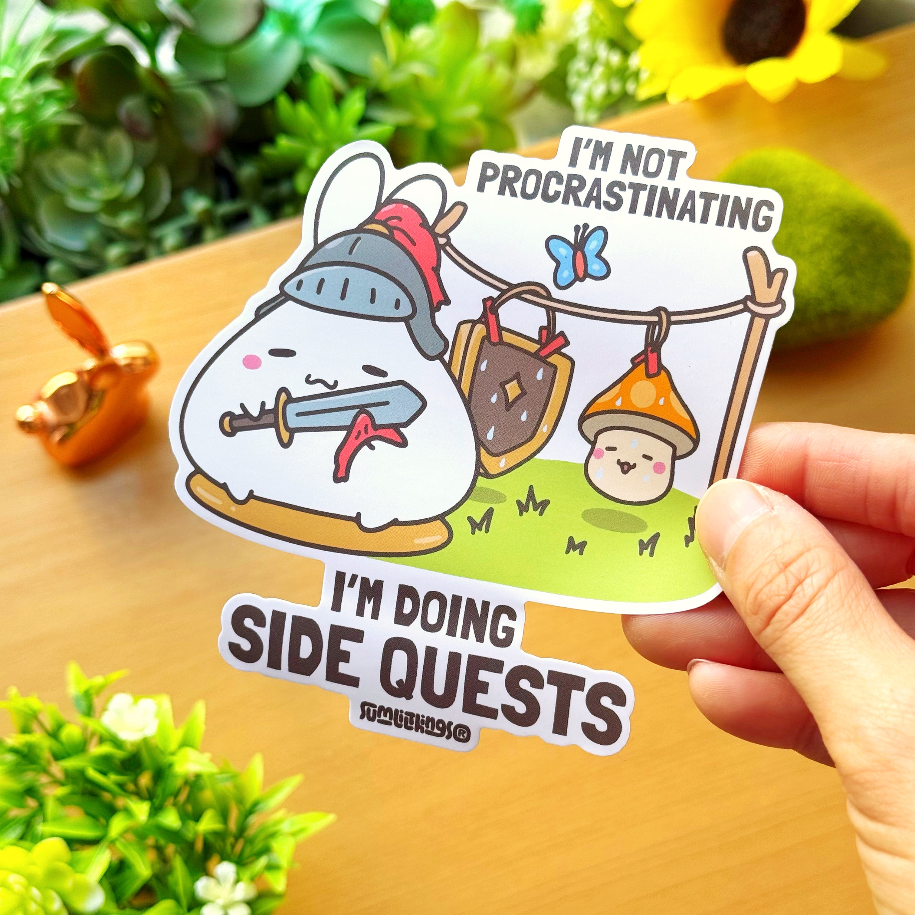 Vinyl Sticker - Side Quest (Upgraded)