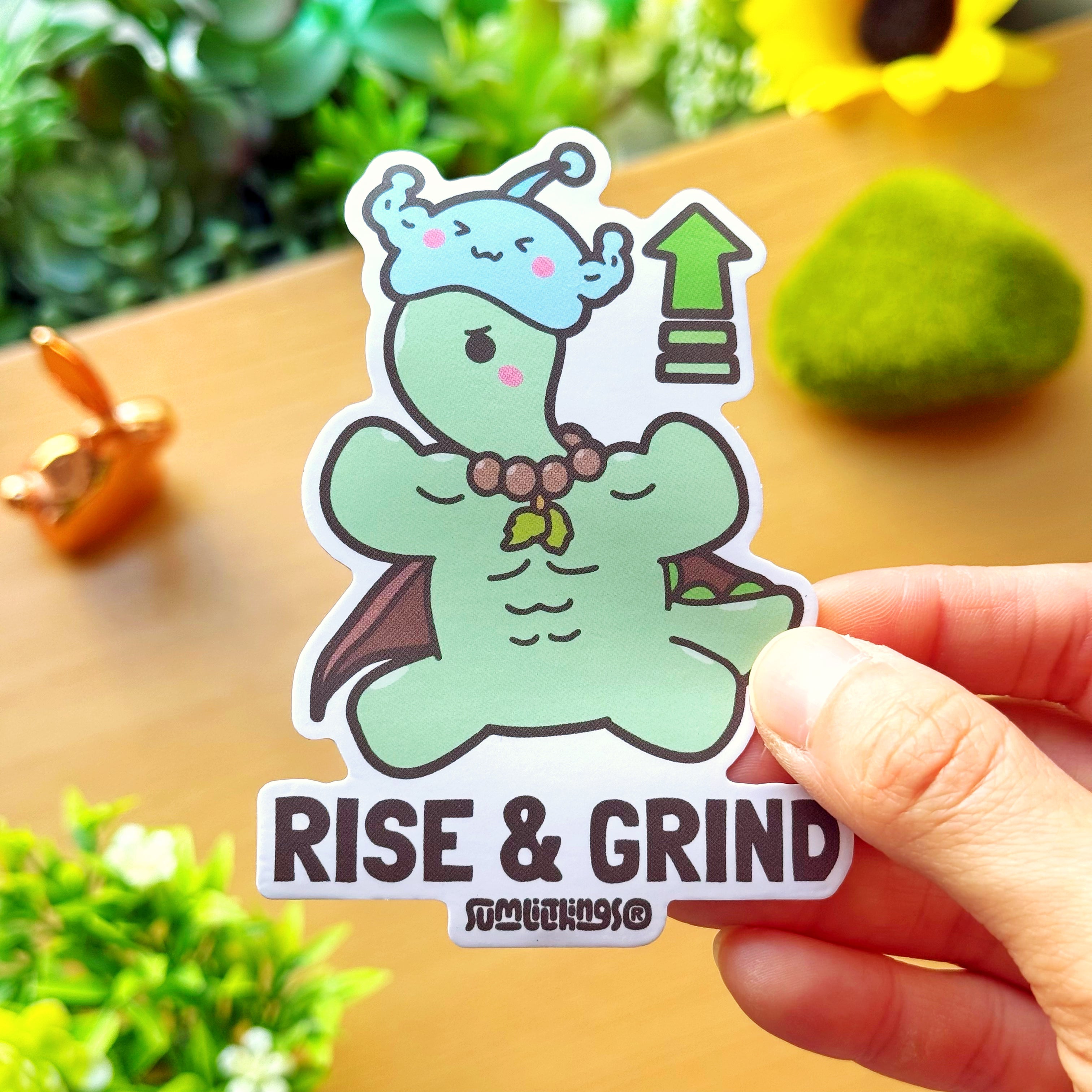 Vinyl Sticker - Rise & Grind