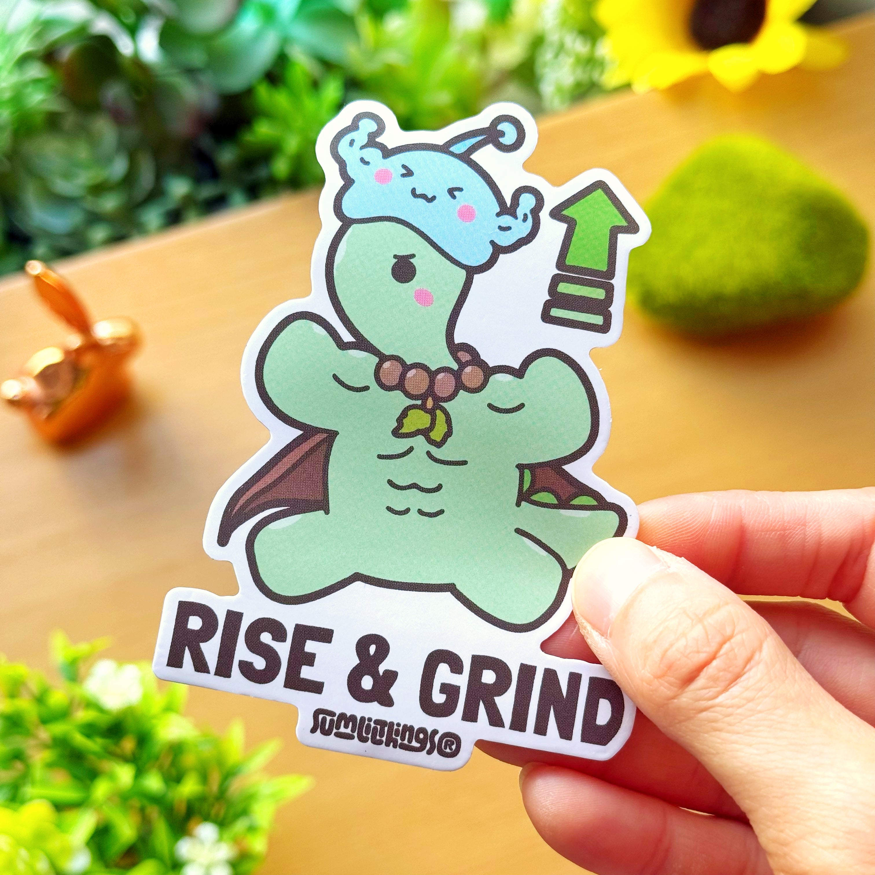 Vinyl Sticker - Rise & Grind