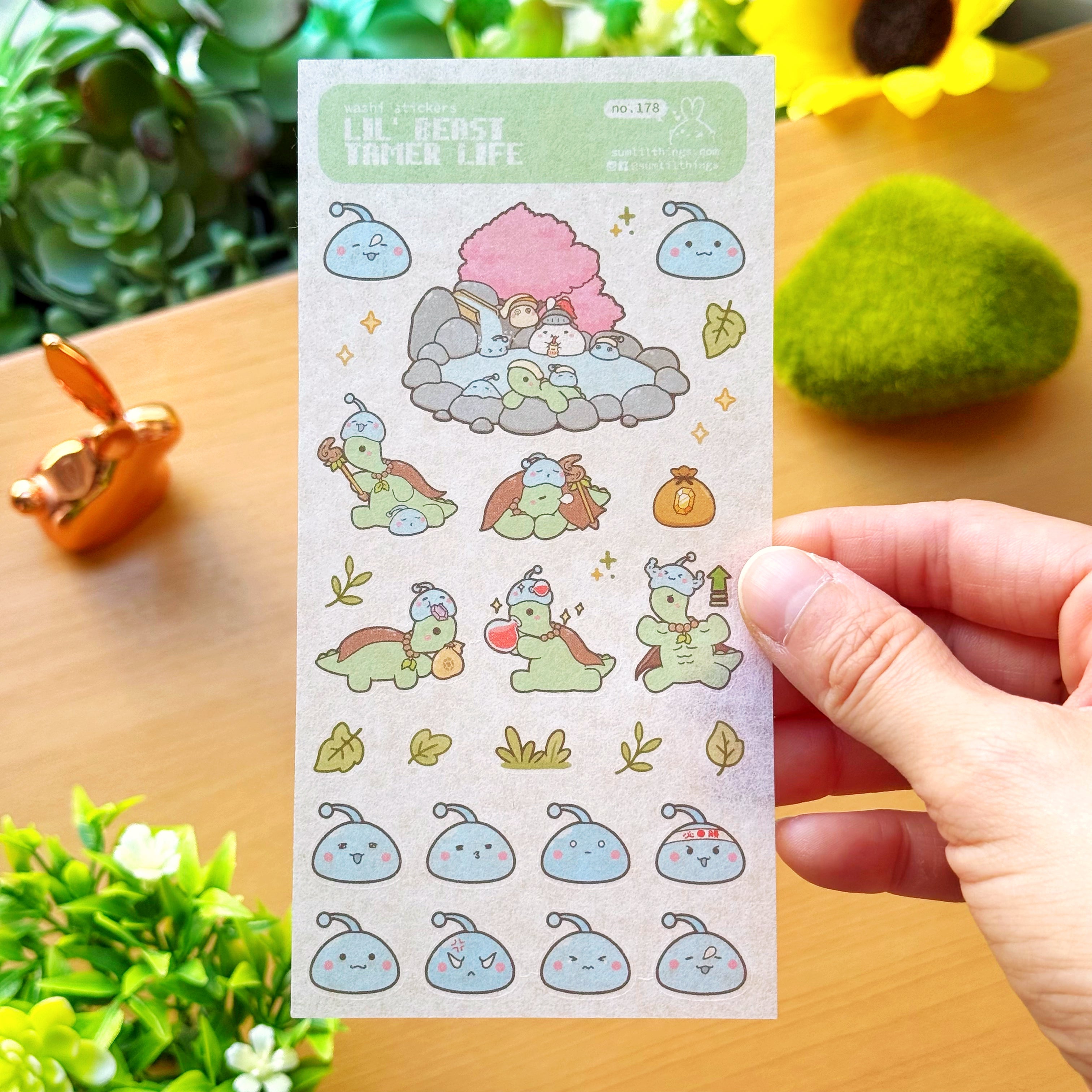 Washi Sticker - Lil' Beast Tamer Life